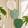 Cotton Woven Wall Art 7.87x25.98in Macrame Wall Art Chic Boho Wall Decor  for Living Room