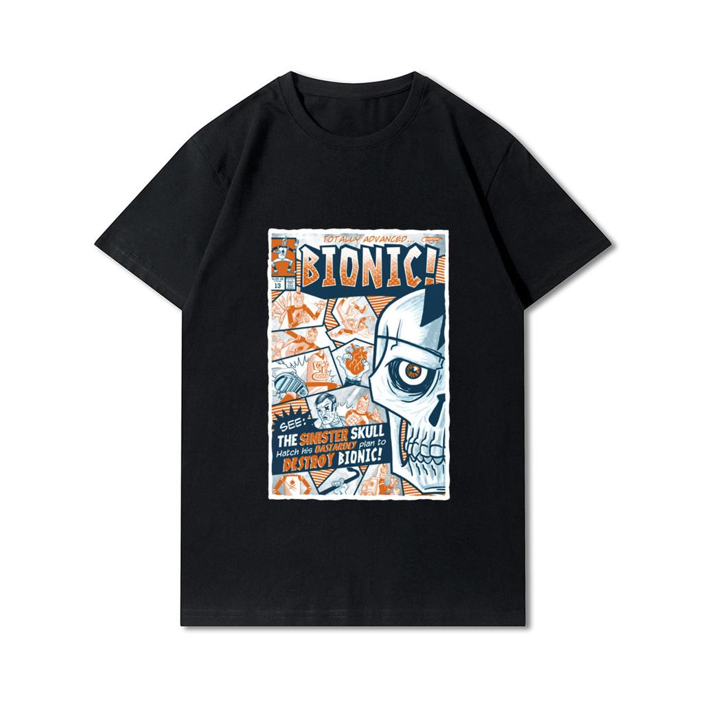 Plus Size 30 Patterns Cotton Harajuku Men T-Shirt Skull Print Tees Round Neck T Shirt Casual Tops