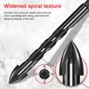 10PCS YG8 Carbide Four-edged Crossdrill Bit Set Marble Ceramic Tile Wall Brick Holes Drilling Accessory Wet-and-dry Dual Use Hole Punching Tool