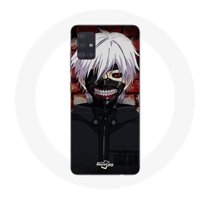 Case - Maniacase - Samsung Galaxy A71 - Tokyo Ghoul - Soft - Black