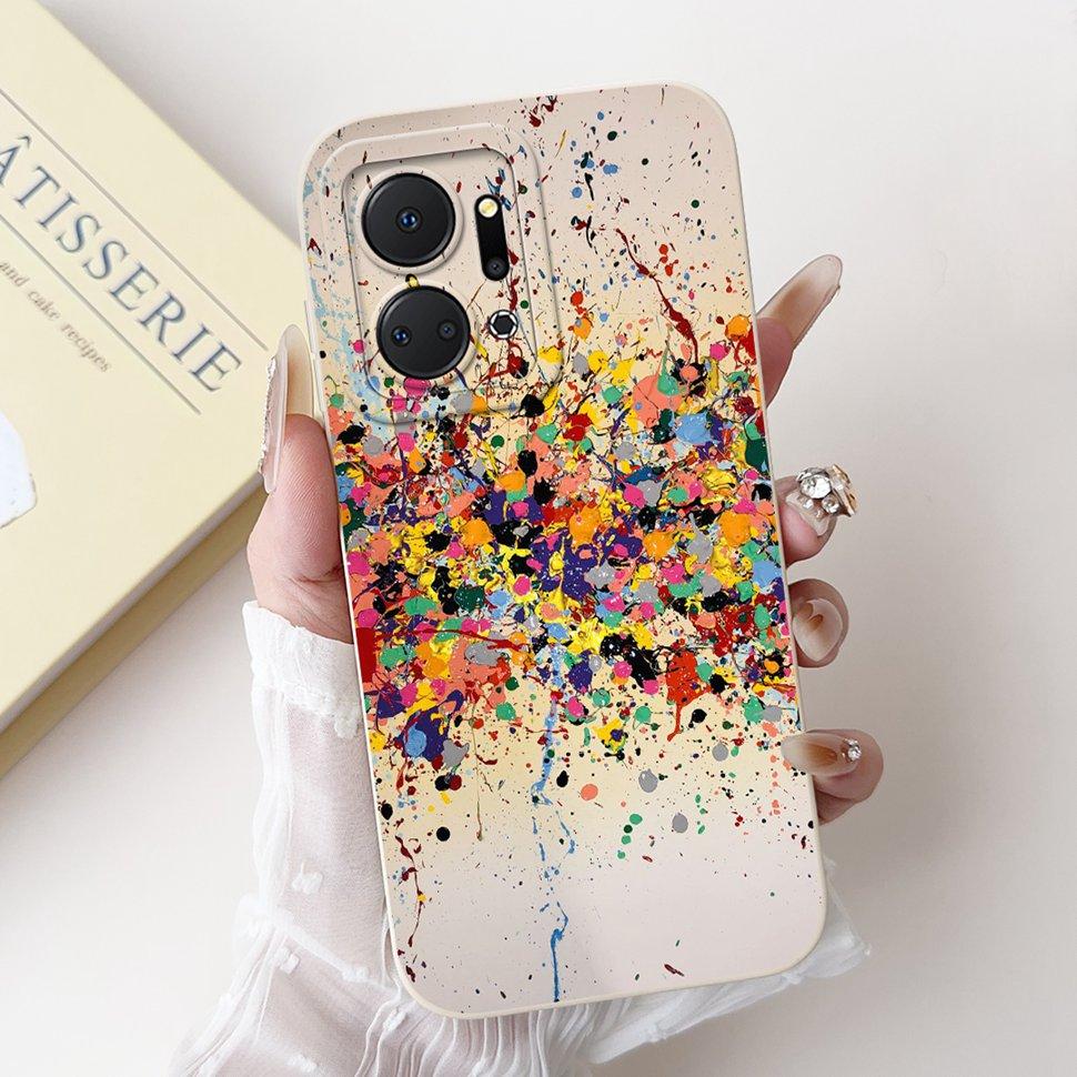 Роскошный painted чехол для Honor X7a 4G Case 2023 Силиконовый мягкий Fundas Чехол для телефона для Honor X7A X 7a HonorX7a Coque Capa