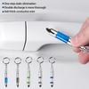 Car Static Eliminator Keychain Portable Static Rod Electrostatic Discharger Anti Static Keychain Decorative Pendant Electrostatic Release