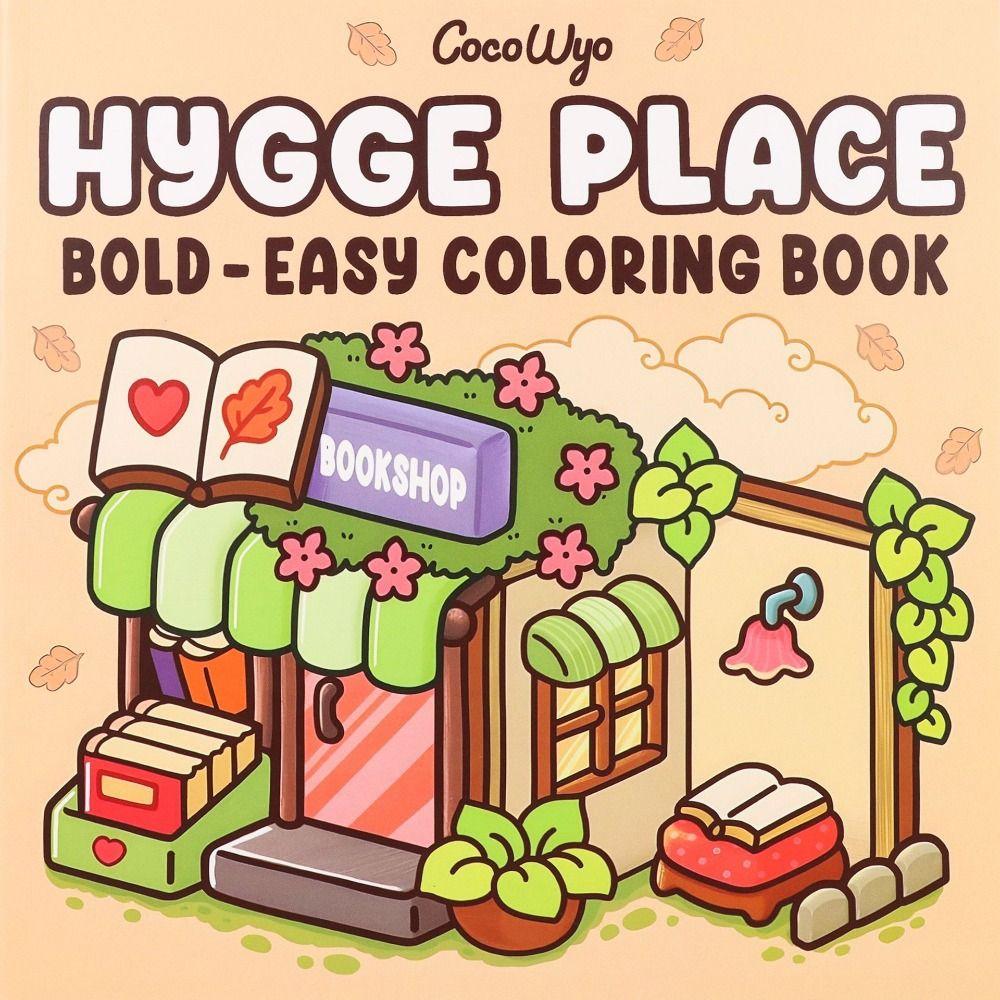 Relax Watercolor Painting Book DIY Filling Color Book Drawing Doodle Book For Adults and Teens