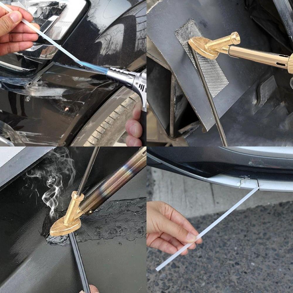 Heat Fusible Thermoplastic Repair Rods Plastic Repair Sticks for Car Bumper Home Appliance Repair