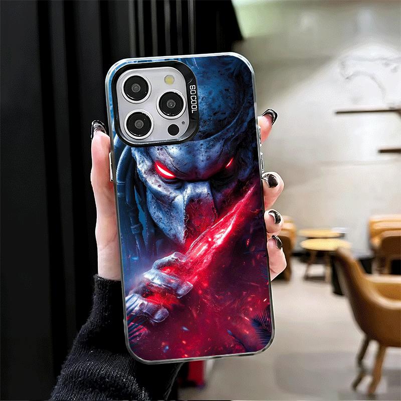 Мягкий чехол для телефона A-Alien Vs P-Predator для iPhone 15 16 17 Pro Max 17Air 16E 14 Plus 13 12 Mini Ударопрочная задняя крышка