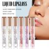 Новый продукт Water Light Beautiful Crystal Glitter Slightly Glittering Lip Glaze Lip Gloss для мальчиков и девочек Lip Bloss Plump Water Lip Balm