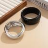 IngeSight.Z 2 Стиля Панк Массивные Смола Акрил Браслеты Женские Новый Тренд Винтажные Неправильные Геометрические Широкие Браслеты Вечеринка Украшения