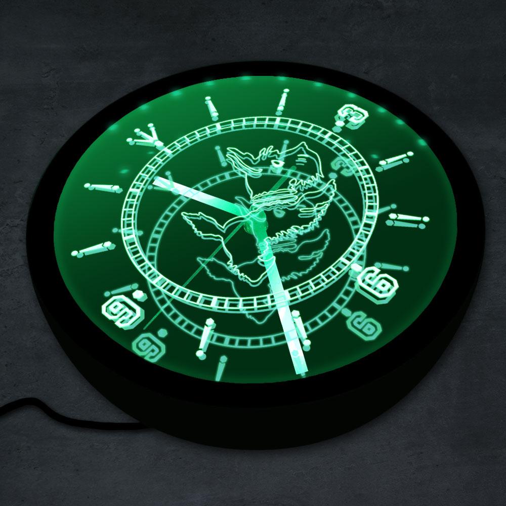 Scottie Dog LED Neon Sign Lighting Wall Clock Aberdeen Terrier Dog Breeds Gift Scottish Terrier Luminous Wall Clock Home Decor
