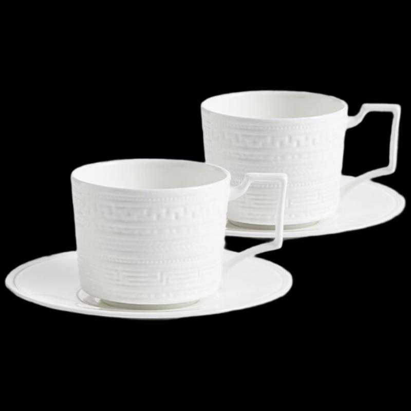 Wedgwood Итальянский рельефный костяной фарфор Кофейный набор