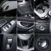 Для Mercedes Benz C GLC Class W205 X253 из настоящего углеродного волокна, аксессуары для интерьера автомобиля, украшение с центральным управлением