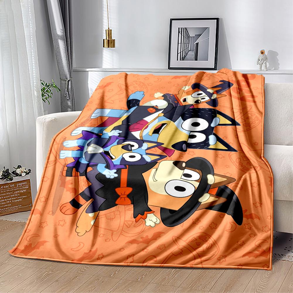 Dogs Love Puzzle Blanket Durable Comfort Suitable for Office Office Chair Seaside Four Seasons Universal Stylish Decor