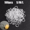 100pcs New Stretcher Elastic Fishing Tackle Pellet Lure Baitbands White PE Pellet Bait Bands