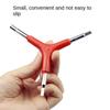 1 Y-shaped Bicycle Hexagonal Wrench 4mm 5mm 6mm Road Bicycle Hexagonal Wrench Tool Convenient and Practical Riding Accessories