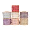 10M/Roll Vintage Jute Burlap Rolls Hessian Ribbon With Lace Wedding Decoration Party New Year 2026 DIY Craft Gift Box Wrapping