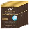 Wow Skin Science Salicylic Acid Natural Fiber Cupra Face Lifting Sheet Mask - Balances Sebum, Controls Acne, and Renews Skin, Pack of 5