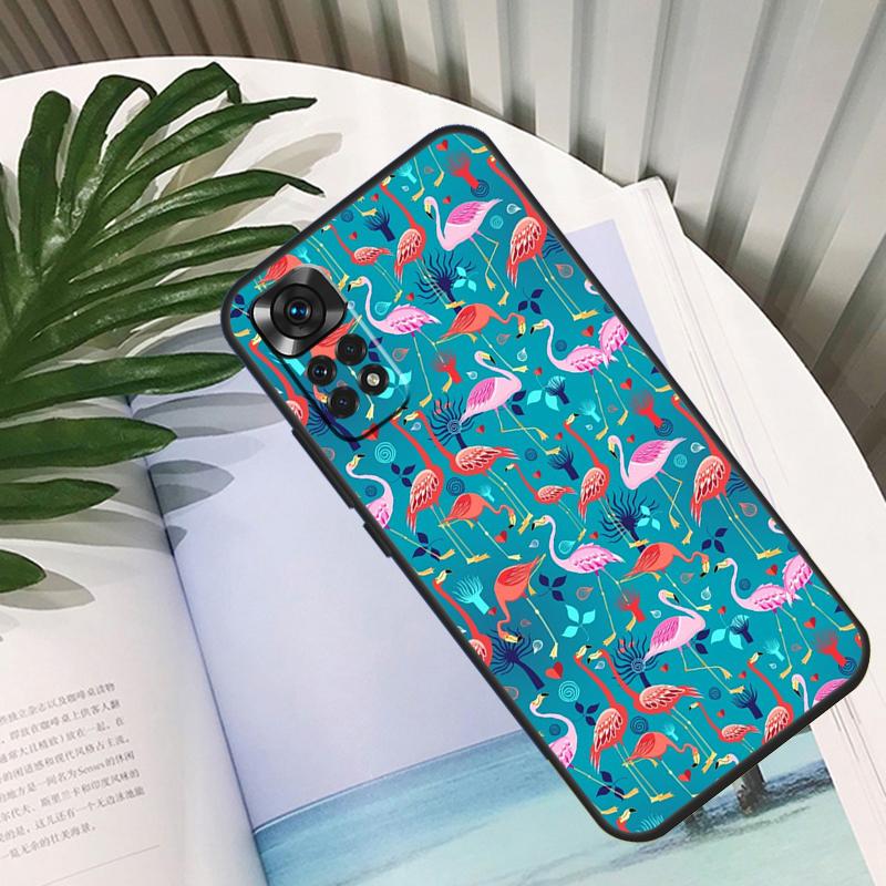 Flamingo Bird Case For Xiaomi Redmi Note 9 8 10 11 12 Pro Note 11S 10S 9S Redmi 12C 9C 10A 10C Back Cover