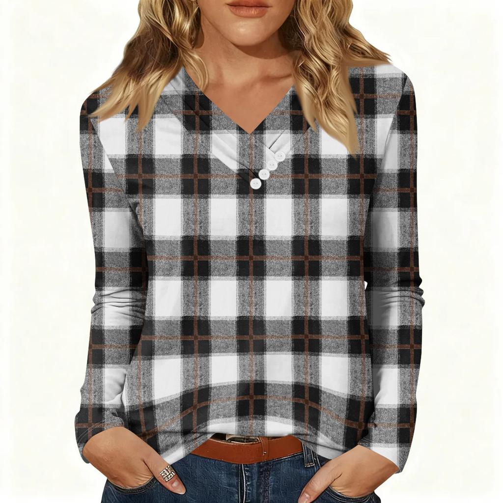 Womens Sweaters V-neck Long Sleeve Shirts Fall Outfits Fashion Winter Clothing Side Slit