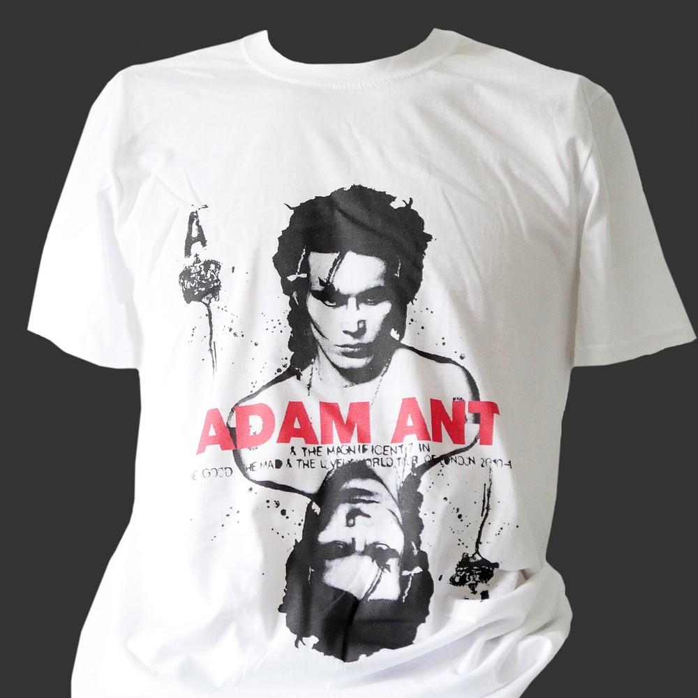 ADAM ANT NEW WAVE PUNK ROCK TSHIRT unisex S3XL Unisex T-Shirt Graphic Tee