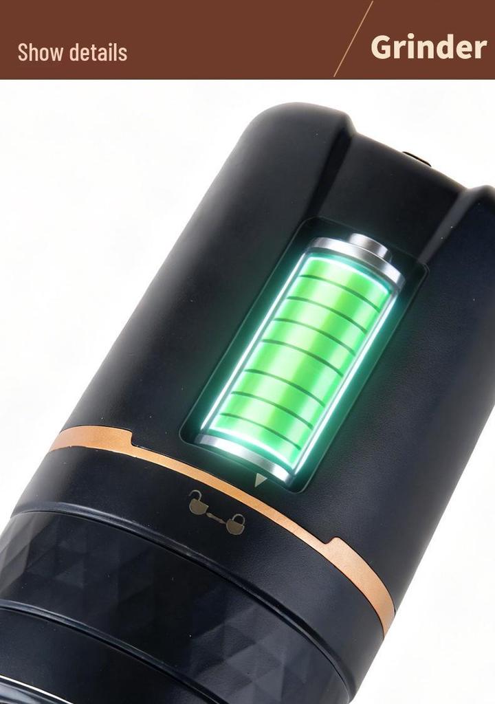 Портативная электрическая кофемолка с USB-зарядкой для домашнего использования