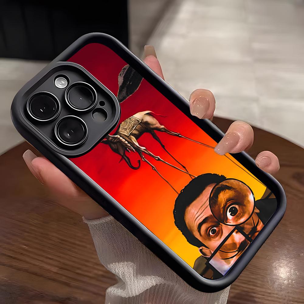 Salvador Dali Art Phone Case For IPhone 17 Pro Max 15 Pro 16 14 Plus 12 13 Mini 11 Pro Shockproof Soft Cover
