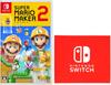 Super Mario Maker 2 Switch Дизайн логотипа Nintendo Switch в комплекте микрофибра - [Бонус]