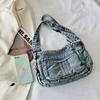 Женская сумка через плечо джинсовая сумка-тоут в студенческом стиле сумка кроссбоди