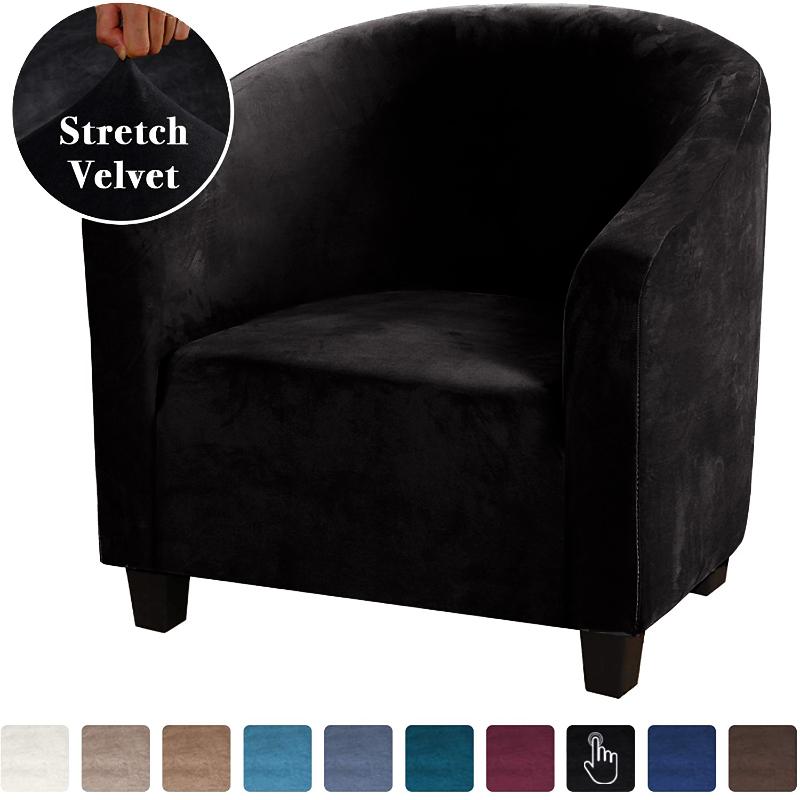 Эластичный чехол для дивана, бархатный чехол для ванны, противоскользящий чехол для мебели, эластичная ткань, супер мягкий чехол для дивана