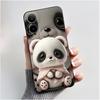 For Cricket Icon 6 Case AT&T Verge (SL219A) Back Cover Luxury Cute Heart Rabbit Funny Black Soft Silicone Protective Phone Case
