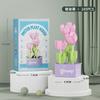 Мини Конструктор Букет Цветов Набор Цветов 3D DIY Креативные Растения Микро Кирпичики для Домашнего Декора Подарок для Девочки Взрослых Детей