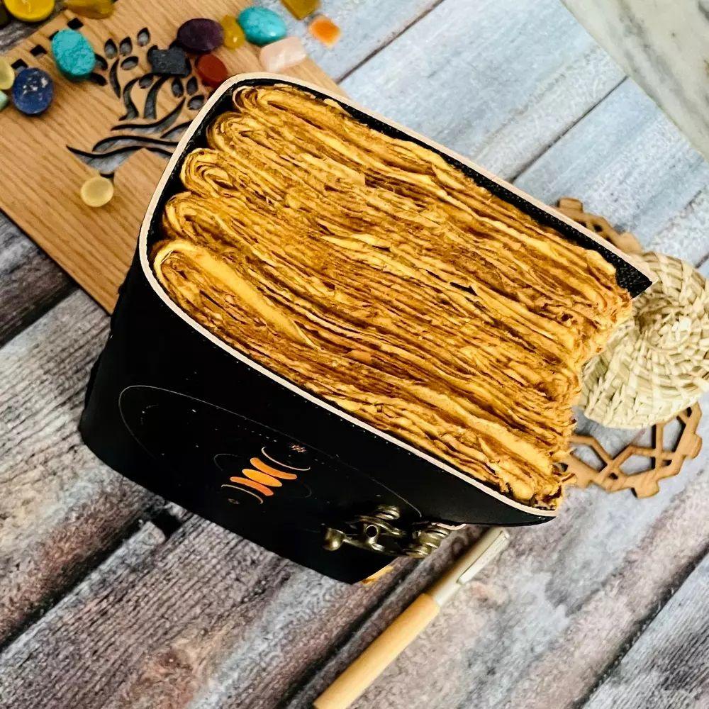 400 Page Large Vintage Handmade Leather Journal, Leather Print Moon Journal,