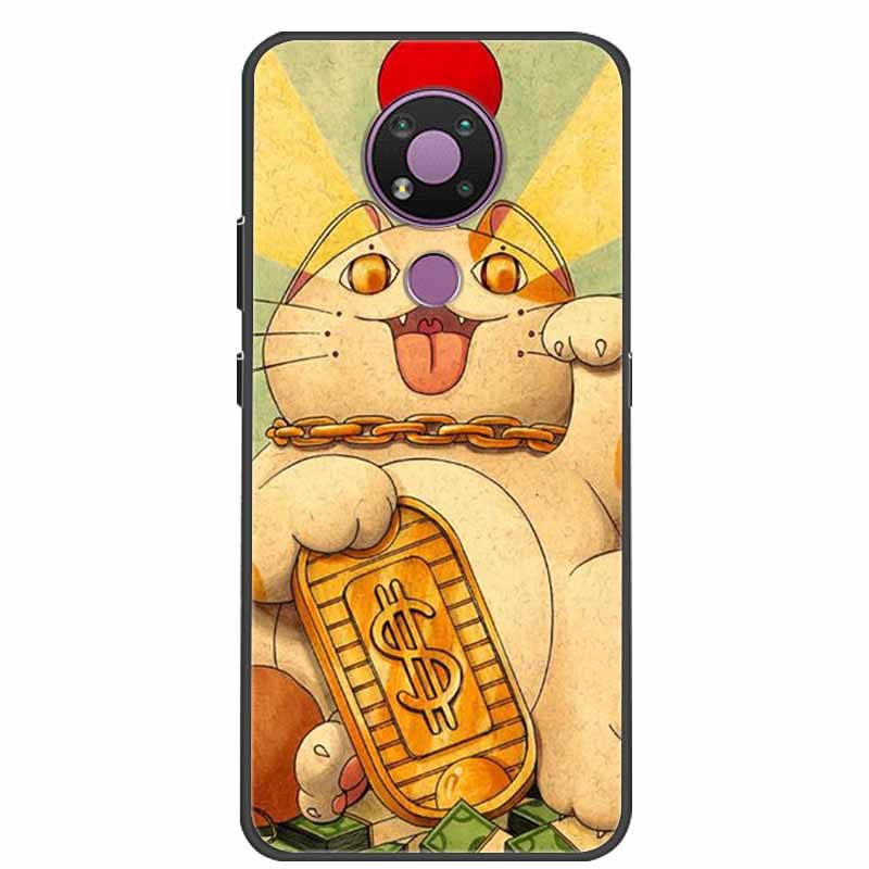 For Nokia 3.4 Case 5.4 Lovely Soft Silicone Protective TPU Bumper Back Cases For Nokia 5.4 Cover Cartoon Cute for Nokia3.4 Shell