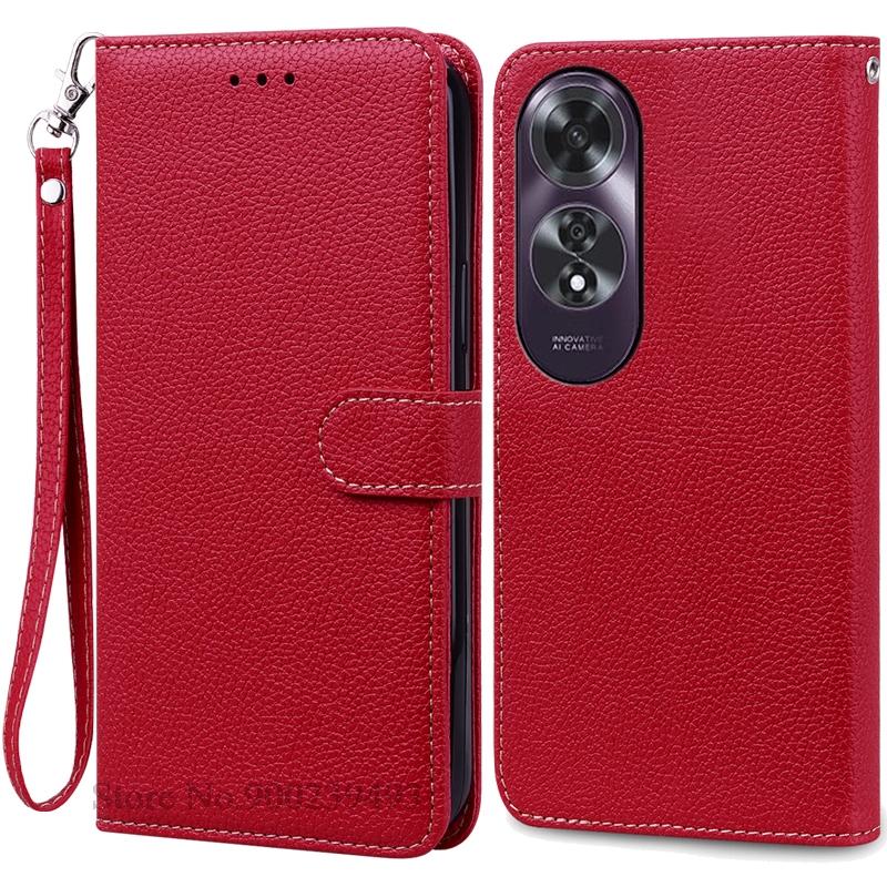 For OPPO A60 4G Case Wallet Flip Leather Case For OPPO A60 Cover Book Fundas For Oppo A60 Mobile Case Coque Shell