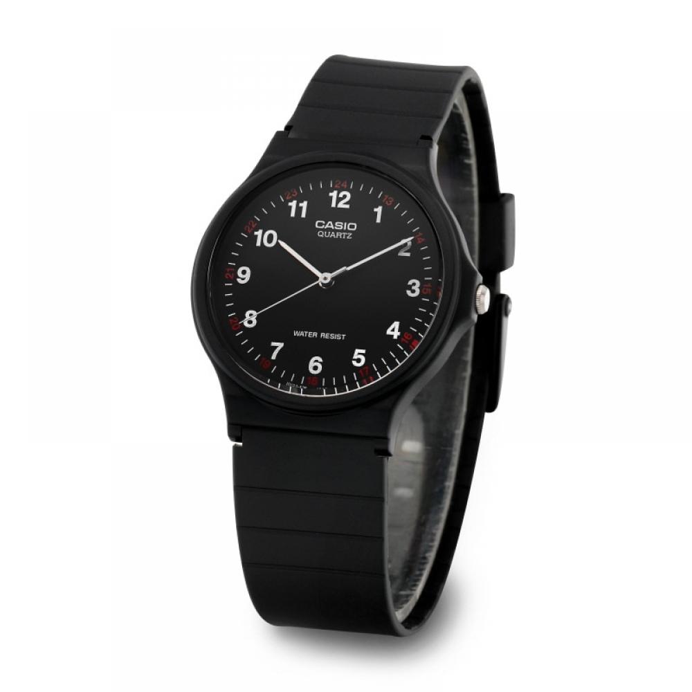 Casio Mq 24 1bldf  Mq 24 1b  Analog Sat Student Urethane Watch