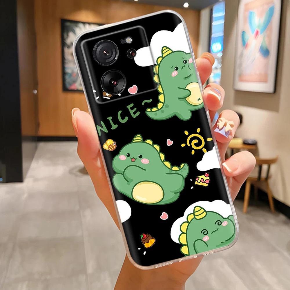 Чехол для Xiaomi 13T Задняя крышка Mi13T Мягкий силикон Funda Для Xiaomi 13T Pro Мягкие модные милые мультяшные чехлы Для Xiaomi Mi 13T Pro