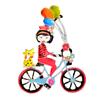 New Enamel Cute Ride Bike Girl Brooch Cat And Balloon Pin 4 Colors Available Cartoon Design Jewelry