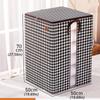 Foldable Quilt Storage Box Visiable Window Big Capacity Non-Woven Portable Clothes Organizer Baby Toys Rag Container Cases Items