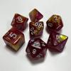 7шт/набор подарков 7-Die D4 D6 D8 D10 многогранные игральные кости DND игральные кости настольная игра