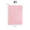 A5/B5 Color Binder Notebook Soft Student Notebooks New Student Stationery