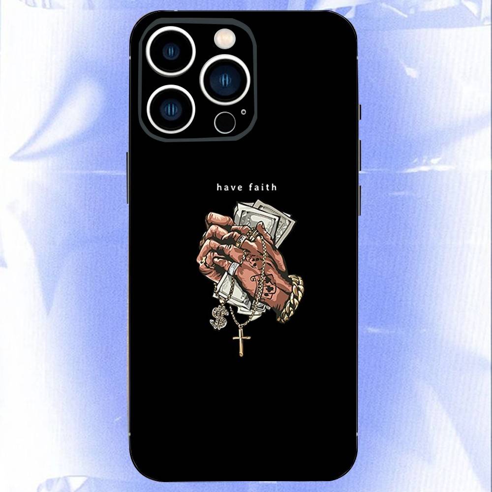 Mafia Russian Phone Case For iPhone 16,15,14,13,12,11,Mini,Pro,SE,MAX White Matte Shockproof Cover