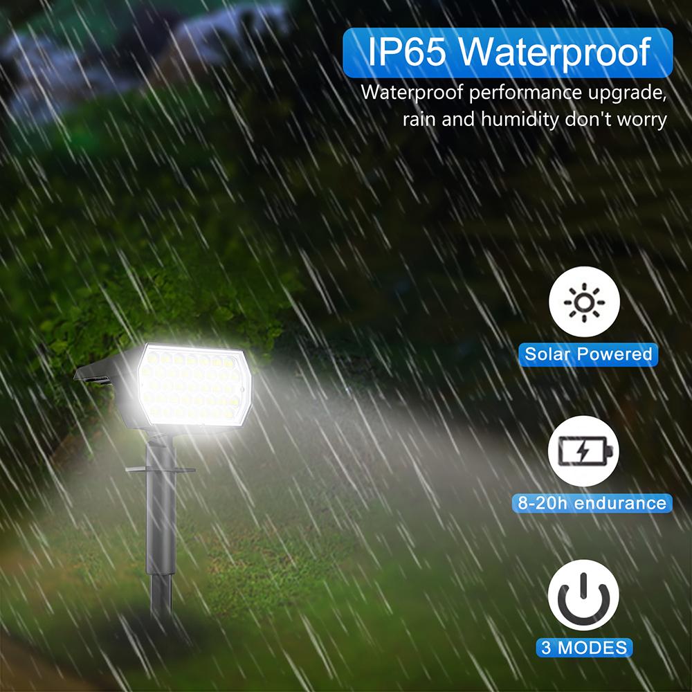 Садовые 74 светодиодных солнечных ландшафтных прожектора для улицы 37 светодиодных RGB на солнечной батарее настенный светильник водонепроницаемый для парадной двери заднего двора гаража