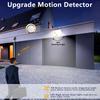 LED Solar Motion Sensor Outdoor Lights, IP65 Waterproof Solar Flood Lights, Solar Powered Security Spot Lights for Fence Garden