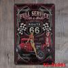 Custom Retro Pin-up Girl Car Repair Shop Tin Sign