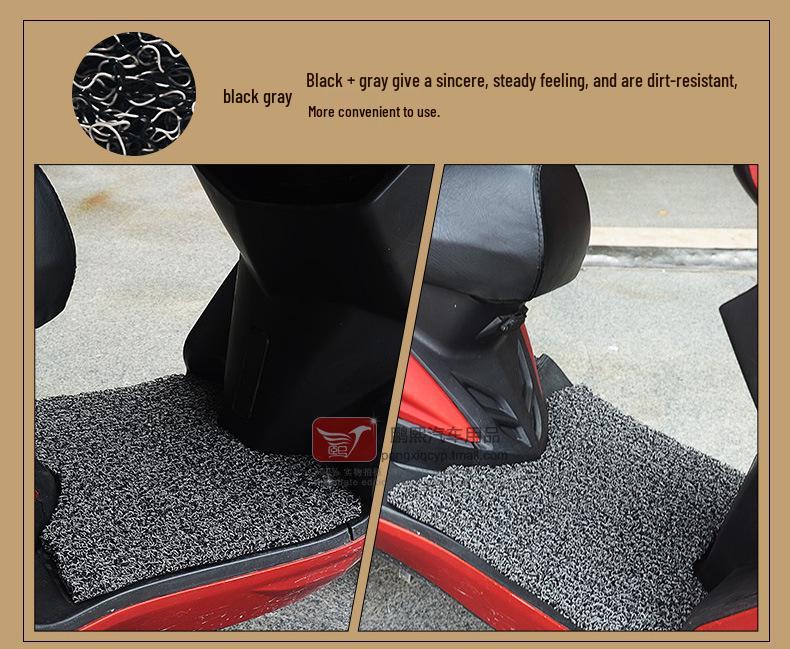 Водонепроницаемый, износостойкий шелковый коврик для ног в виде кольца для электромобиля Niu M1