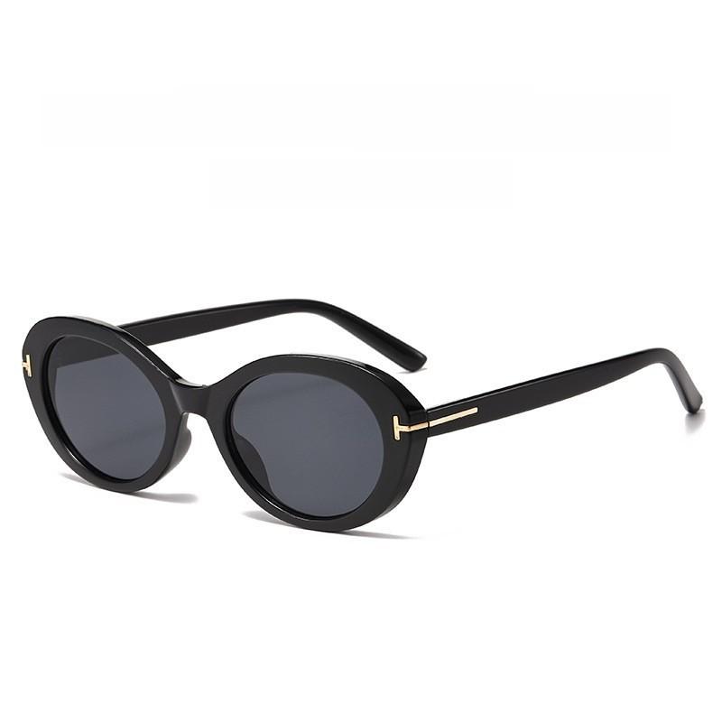 Fashion Oval Sunglasses With Protection For Summer Outdoor Activities