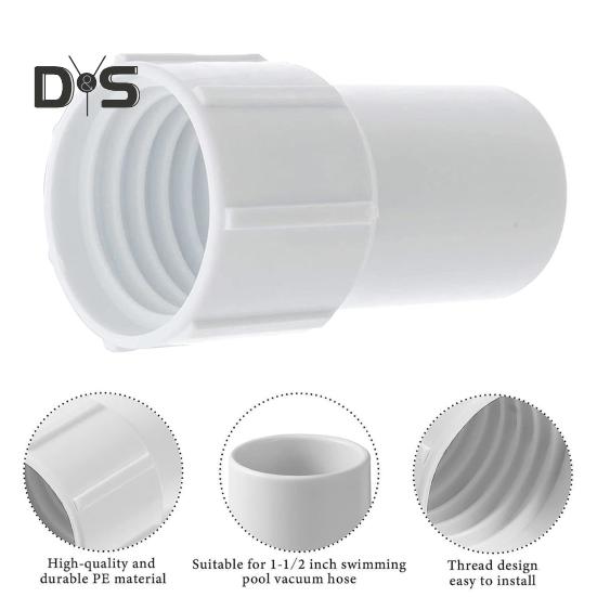 Аксессуары для пылесоса для бассейна Pentair-513330 Hayward-SP1091WM 7-29/32" Диаметр 1 1/2" Адаптер Аксессуары для инструмента для чистки