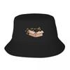 Милый черепаховый кот в коробке Панама Новая шляпа Шапка-бини Кепка-snapback Женская пляжная мода Мужская