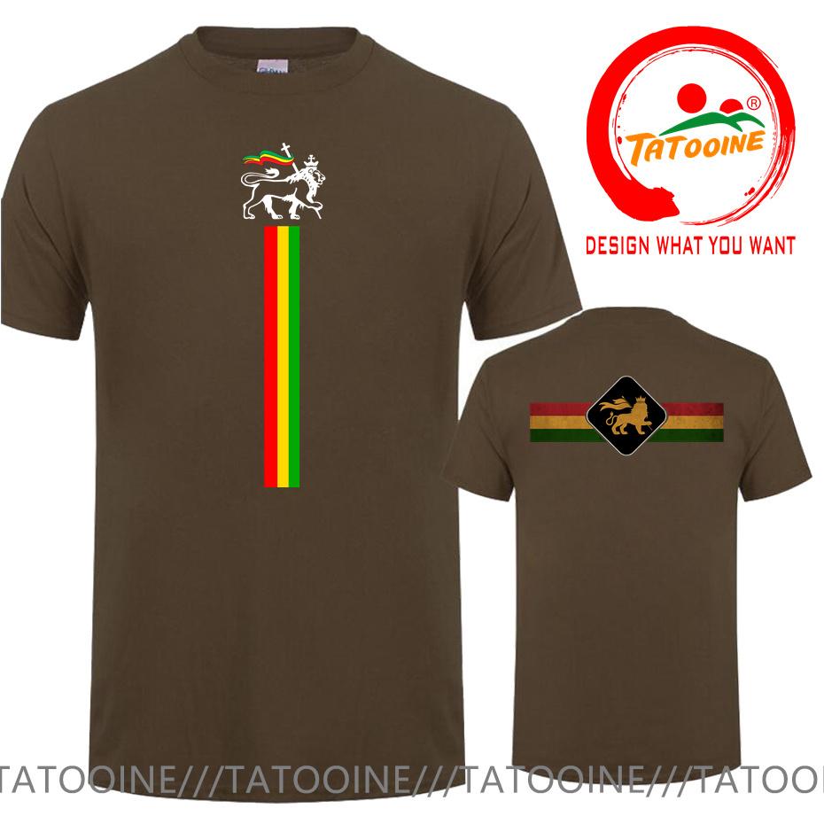 Hip Hop Lion Of Judah T Shirt Unisex Fantastic Bob Marley Reggae Music Rastafari Rasta T-Shirt Ethiopia Zion Lion King Tee Clothing