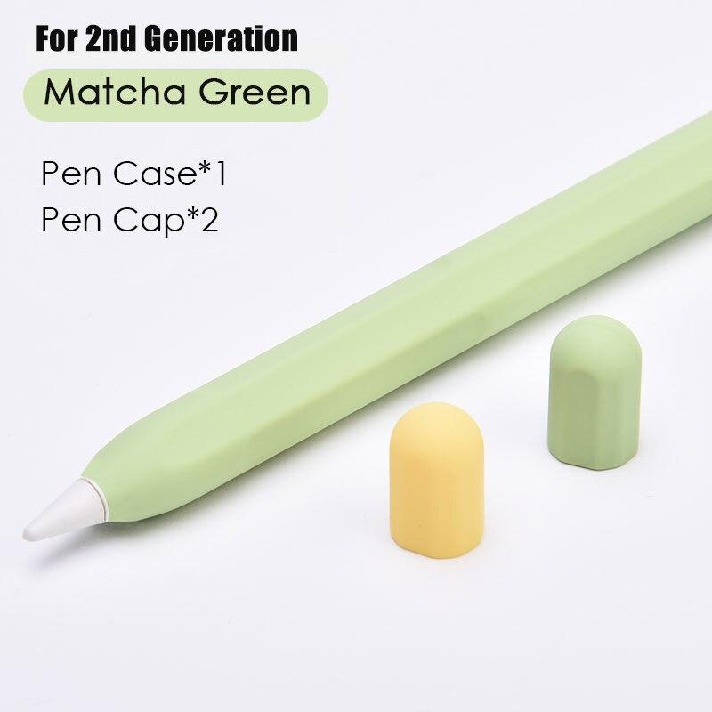 Подходит для Apple Pencil1/2, защитный чехол, мягкий силиконовый держатель для ручек, чехол для стилуса, аксессуары для карандашей для iPad первого поколения