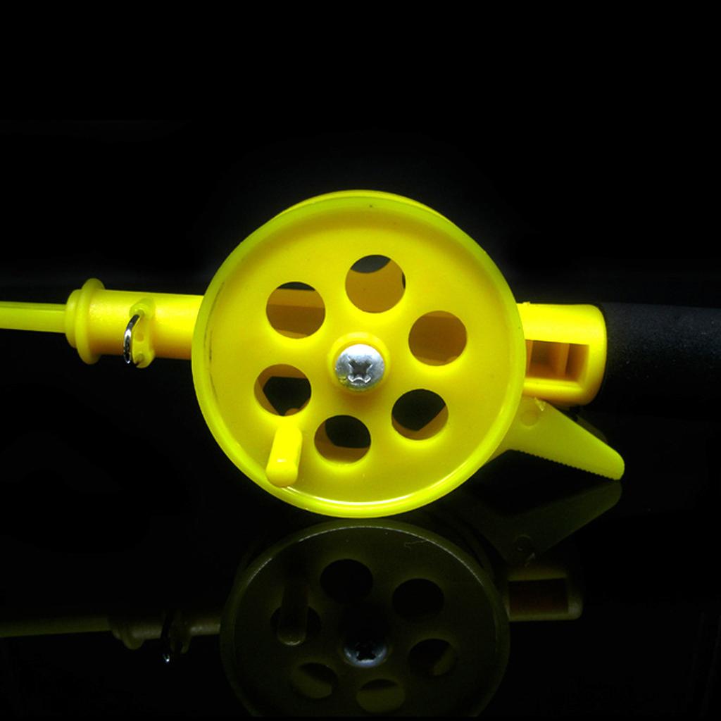 Маленькая удочка для подледной рыбалки, детские удочки, портативная пластиковая удочка, уличные детские снасти, удочки, простые в использовании