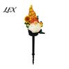 Pathway Solar Lamps Garden Stake Light, Waterproof Christmas Outdoor LED Lamp with Warm Powered Decor Glow, Decorative Landscape Lighting for